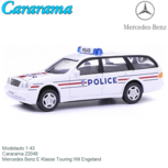 Modelauto 1:43 | Cararama 22048 | Mercedes Benz E Klasse Touring Wit Engeland Modelauto 1:43 | Cararama 22048 | Mercedes Benz E Klasse Touring Wit Engeland