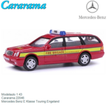 Modelauto 1:43 | Cararama 22046 | Mercedes Benz E Klasse Touring Engeland Modelauto 1:43 | Cararama 22046 | Mercedes Benz E Klasse Touring Engeland