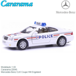 Modelauto 1:43 | Cararama 22045 | Mercedes Benz CLK Coupe Wit Engeland Modelauto 1:43 | Cararama 22045 | Mercedes Benz CLK Coupe Wit Engeland