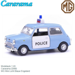 Modelauto 1:43 | Cararama 22065 | MG Mini Licht Blauw Engeland Modelauto 1:43 | Cararama 22065 | MG Mini Licht Blauw Engeland