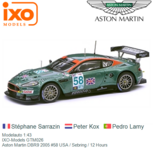 Modelauto 1:43 | IXO-Models GTM026 | Aston Martin DBR9 2005 #58 USA / Sebring / 12 Hours Modelauto 1:43 | IXO-Models GTM026 | Aston Martin DBR9 2005 #58 USA / Sebring / 12 Hours