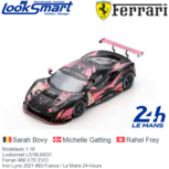 Modelauto 1:18 | Looksmart LS18LM031 | Ferrari 488 GTE EVO | Iron Lynx 2021 #83 France / Le Mans 24 Hours Modelauto 1:18 | Looksmart LS18LM031 | Ferrari 488 GTE EVO | Iron Lynx 2021 #83 France / Le Mans 24 Hours