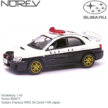 Modelauto 1:43 | Norev 800071 | Subaru Impreza WRX Sti Zwart / Wit Japan Modelauto 1:43 | Norev 800071 | Subaru Impreza WRX Sti Zwart / Wit Japan