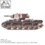 Militair 1:72 | Easy Model 36280 | KV-1E 2e Panzer Battalion, captured russion KV-1E 1941 Finland Militair 1:72 | Easy Model 36280 | KV-1E 2e Panzer Battalion, captured russion KV-1E 1941 Finland