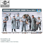Bouwpakket 1:35 | Trumpeter 00409 | Soldiers Artillery Crew Germany Bouwpakket 1:35 | Trumpeter 00409 | Soldiers Artillery Crew Germany