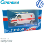 Modelauto 1:43 | Cararama 002200-03 | Volkswagen Van Wit Modelauto 1:43 | Cararama 002200-03 | Volkswagen Van Wit