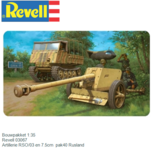 Bouwpakket 1:35 | Revell 03067 | Artillerie RSO/03 en 7.5cm pak40 Rusland Bouwpakket 1:35 | Revell 03067 | Artillerie RSO/03 en 7.5cm pak40 Rusland