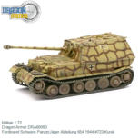 Militair 1:72 | Dragon Armor DRA60093 | Ferdinand Schwere PanzerJäger Abteilung 654 1944 #723 Kursk Militair 1:72 | Dragon Armor DRA60093 | Ferdinand Schwere PanzerJäger Abteilung 654 1944 #723 Kursk