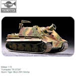 Militair 1:72 | Trumpeter TR 07247 | Sturm Tiger 38cm R61 Mortar Militair 1:72 | Trumpeter TR 07247 | Sturm Tiger 38cm R61 Mortar