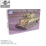 Bouwpakket 1:72 | Trumpeter TR 07229 | M4A3 E8 Korean War USA Bouwpakket 1:72 | Trumpeter TR 07229 | M4A3 E8 Korean War USA