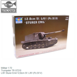 Militair 1:72 | Trumpeter TR 07210 | L/61 Sturer Emil 12,8cm Sf. L/61 (Pz.Sf.V) Militair 1:72 | Trumpeter TR 07210 | L/61 Sturer Emil 12,8cm Sf. L/61 (Pz.Sf.V)