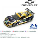 Bouwpakket 1:43 | Provence Miniatures PMA121-O | Chevrolet Corvette C6R | Luc Alphand Aventures 2007 #72 France / Le Mans 24 Hours Bouwpakket 1:43 | Provence Miniatures PMA121-O | Chevrolet Corvette C6R | Luc Alphand Aventures 2007 #72 France / Le Mans 24 Hours