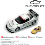 Bouwpakket 1:43 | Provence Miniatures PMA119-O | Chevrolet Corvette C6R | PSI Experience 2007 #3 USA / Sebring / 12 Hours Bouwpakket 1:43 | Provence Miniatures PMA119-O | Chevrolet Corvette C6R | PSI Experience 2007 #3 USA / Sebring / 12 Hours