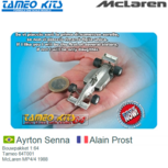 Bouwpakket 1:64 | Tameo 64T001 | McLaren MP4/4 1988 Bouwpakket 1:64 | Tameo 64T001 | McLaren MP4/4 1988