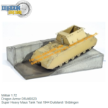 Militair 1:72 | Dragon Armor DRA60323 | Super Heavy Maus Tank Test 1944 Duitsland / Böblingen Militair 1:72 | Dragon Armor DRA60323 | Super Heavy Maus Tank Test 1944 Duitsland / Böblingen