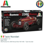 Bouwpakket 1:12 | Italeri 4706 | Alfa Romeo 8C 2300 Monza Red 1931 #28 - Tazio Nuvolari Bouwpakket 1:12 | Italeri 4706 | Alfa Romeo 8C 2300 Monza Red 1931 #28 - Tazio Nuvolari