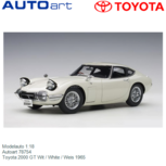 Modelauto 1:18 | Autoart 78754 | Toyota 2000 GT Wit / White / Weis 1965 Modelauto 1:18 | Autoart 78754 | Toyota 2000 GT Wit / White / Weis 1965