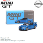 Modelauto 1:64 | MiniGT MGT00341 | Nissan Skyline GT-R V-Spec II Bayside Blue Modelauto 1:64 | MiniGT MGT00341 | Nissan Skyline GT-R V-Spec II Bayside Blue