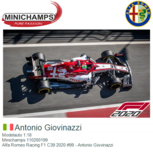 Modelauto 1:18 | Minichamps 110200199 | Alfa Romeo Racing F1 C39 2020 #99 - Antonio Giovinazzi Modelauto 1:18 | Minichamps 110200199 | Alfa Romeo Racing F1 C39 2020 #99 - Antonio Giovinazzi