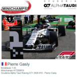 Modelauto 1:43 | Minichamps 417200810 | Scuderia Alpha Tauri Racing AT1 2020 #10 - Pierre Gasly Modelauto 1:43 | Minichamps 417200810 | Scuderia Alpha Tauri Racing AT1 2020 #10 - Pierre Gasly