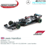 Modelauto 1:18 | Minichamps 110201444 | Mercedes AMG F1 Team W11 EQ 2020 #44 - Lewis Hamilton Modelauto 1:18 | Minichamps 110201444 | Mercedes AMG F1 Team W11 EQ 2020 #44 - Lewis Hamilton