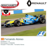 Modelauto 1:18 | Minichamps 117050305 | Renault F1 R25 2005 - Fernando Alonso Modelauto 1:18 | Minichamps 117050305 | Renault F1 R25 2005 - Fernando Alonso