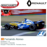 Modelauto 1:18 | Minichamps 117051005 | Renault F1 R25 2005 #5 - Fernando Alonso Modelauto 1:18 | Minichamps 117051005 | Renault F1 R25 2005 #5 - Fernando Alonso
