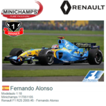 Modelauto 1:18 | Minichamps 117051105 | Renault F1 R25 2005 #5 - Fernando Alonso Modelauto 1:18 | Minichamps 117051105 | Renault F1 R25 2005 #5 - Fernando Alonso