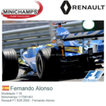 Modelauto 1:18 | Minichamps 117061401 | Renault F1 R26 2005 - Fernando Alonso Modelauto 1:18 | Minichamps 117061401 | Renault F1 R26 2005 - Fernando Alonso