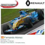 Modelauto 1:18 | Minichamps 117061601 | Renault F1 R26 2006 #1 - Fernando Alonso Modelauto 1:18 | Minichamps 117061601 | Renault F1 R26 2006 #1 - Fernando Alonso