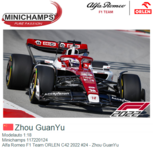 Modelauto 1:18 | Minichamps 117220124 | Alfa Romeo F1 Team ORLEN C42 2022 #24 - Zhou GuanYu Modelauto 1:18 | Minichamps 117220124 | Alfa Romeo F1 Team ORLEN C42 2022 #24 - Zhou GuanYu