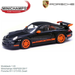 Modelauto 1:43 | Minichamps WAP02012817 | Porsche 911 GT3 RS Zwart Modelauto 1:43 | Minichamps WAP02012817 | Porsche 911 GT3 RS Zwart
