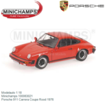 Modelauto 1:18 | Minichamps 100063021 | Porsche 911 Carrera Coupe Rood 1976 Modelauto 1:18 | Minichamps 100063021 | Porsche 911 Carrera Coupe Rood 1976