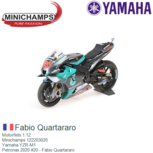 Motorfiets 1:12 | Minichamps 122203020 | Yamaha YZR-M1 | Petronas 2020 #20 - Fabio Quartararo Motorfiets 1:12 | Minichamps 122203020 | Yamaha YZR-M1 | Petronas 2020 #20 - Fabio Quartararo