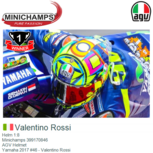 Helm 1:8 | Minichamps 399170846 | AGV Helmet | Yamaha 2017 #46 - Valentino Rossi Helm 1:8 | Minichamps 399170846 | AGV Helmet | Yamaha 2017 #46 - Valentino Rossi