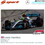 Modelauto 1:43 | Spark S8515 | Mercedes AMG Petronas F1 Team W13 E-Performance 2022 #44 - Lewis Hamilton Modelauto 1:43 | Spark S8515 | Mercedes AMG Petronas F1 Team W13 E-Performance 2022 #44 - Lewis Hamilton