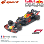 Modelauto 1:18 | Spark 18S456 | Aston Martin Red Bull Racing RB15 Honda 2019 #10 - Pierre Gasly Modelauto 1:18 | Spark 18S456 | Aston Martin Red Bull Racing RB15 Honda 2019 #10 - Pierre Gasly