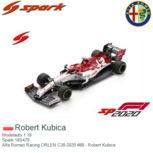 Modelauto 1:18 | Spark 18S479 | Alfa Romeo Racing ORLEN C39 2020 #88 - Robert Kubica Modelauto 1:18 | Spark 18S479 | Alfa Romeo Racing ORLEN C39 2020 #88 - Robert Kubica