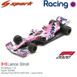 Modelauto 1:18 | Spark 18S565 | Racing Point RP20 2020 #18 - Lance Stroll Modelauto 1:18 | Spark 18S565 | Racing Point RP20 2020 #18 - Lance Stroll