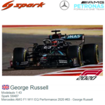 Modelauto 1:43 | Spark S6487 | Mercedes AMG F1 W11 EQ Performance 2020 #63 - George Russell Modelauto 1:43 | Spark S6487 | Mercedes AMG F1 W11 EQ Performance 2020 #63 - George Russell