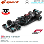 Modelauto 1:43 | Spark S7660 | Mercedes AMG F1 W12 E-Performance 2021 #44 - Lewis Hamilton Modelauto 1:43 | Spark S7660 | Mercedes AMG F1 W12 E-Performance 2021 #44 - Lewis Hamilton