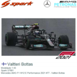 Modelauto 1:43 | Spark S7681 | Mercedes AMG F1 W12 E Performance 2021 #77 - Valtteri Bottas Modelauto 1:43 | Spark S7681 | Mercedes AMG F1 W12 E Performance 2021 #77 - Valtteri Bottas