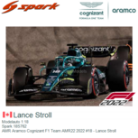 Modelauto 1:18 | Spark 18S762 | AMR Aramco Cognizant F1 Team AMR22 2022 #18 - Lance Stroll Modelauto 1:18 | Spark 18S762 | AMR Aramco Cognizant F1 Team AMR22 2022 #18 - Lance Stroll