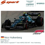 Modelauto 1:18 | Spark 18S761 | AMR Aramco Cognizant F1 Team AMR22 2022 #27 - Nico Hulkenberg Modelauto 1:18 | Spark 18S761 | AMR Aramco Cognizant F1 Team AMR22 2022 #27 - Nico Hulkenberg