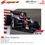 Modelauto 1:18 | Spark 18S748 | Alfa Romeo F1 Team Orlen C42 2021 #24 - Zhou GuanYu Modelauto 1:18 | Spark 18S748 | Alfa Romeo F1 Team Orlen C42 2021 #24 - Zhou GuanYu