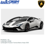 Modelauto 1:43 | Looksmart LS536E | Lamborghini Huracan Tecnica Bianco Asopo 2022 Modelauto 1:43 | Looksmart LS536E | Lamborghini Huracan Tecnica Bianco Asopo 2022