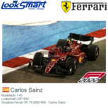 Modelauto 1:43 | Looksmart LSF1042 | Scuderia Ferrari SF-75 2022 #55 - Carlos Sainz Modelauto 1:43 | Looksmart LSF1042 | Scuderia Ferrari SF-75 2022 #55 - Carlos Sainz