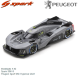Modelauto 1:43 | Spark S8610 | Peugeot Sport 9X8 Hypercar 2022 Modelauto 1:43 | Spark S8610 | Peugeot Sport 9X8 Hypercar 2022