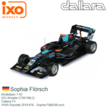 Modelauto 1:43 | IXO-Models GTM146LQ | Dallara F3 | HWA Racelab 2019 #18 - Sophia Flörsch Modelauto 1:43 | IXO-Models GTM146LQ | Dallara F3 | HWA Racelab 2019 #18 - Sophia Flörsch