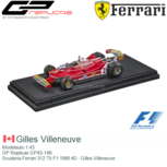 Modelauto 1:43 | GP Replicas GP43-14B | Scuderia Ferrari 312 T5 F1 1980 #2 - Gilles Villeneuve Modelauto 1:43 | GP Replicas GP43-14B | Scuderia Ferrari 312 T5 F1 1980 #2 - Gilles Villeneuve